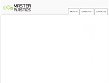Tablet Screenshot of masterplastics.com